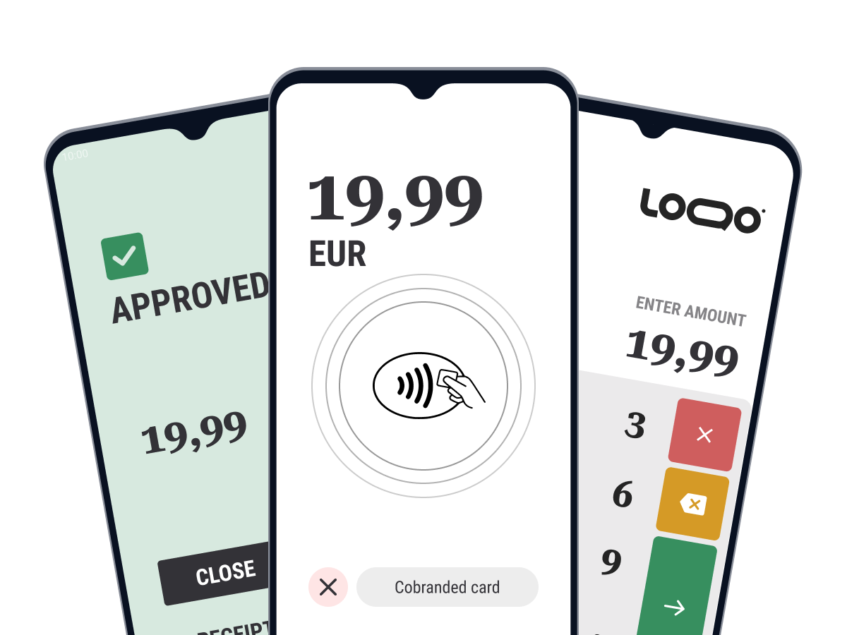 Screen showing SoftPOS SDK customization