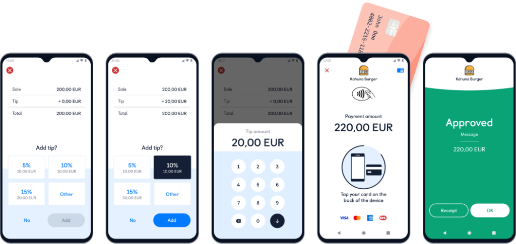 Softpay 2.3 tipping features